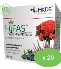 HIFAS - erikiniams augalams, mikoriziniai grybai, MAXI pak. (kaina nurodyta 1 vnt.)